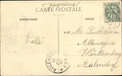Buchstaben Ak Luchon Haute Garonne, Ortsansichten, Souvenir