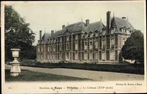 Ak Tilloloy Somme, Le Chateau