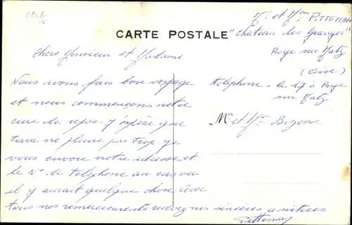 Ak Roye sur Matz Oise, Le Chateau des Granges, Maison des Anciens Combattants