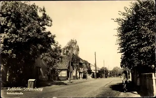 Ak Rehfelde in der Mark, Bahnhofstraße