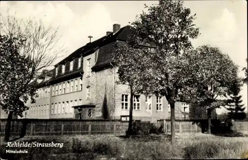 Ak Rehfelde in der Mark, Mittelschule