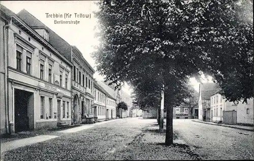 Ak Trebbin im Kreis Teltow Fläming, Berlinerstraße