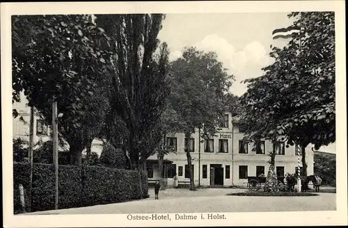 Ak Ostseebad Dahme in Holstein, Ostseehotel, Außenansicht