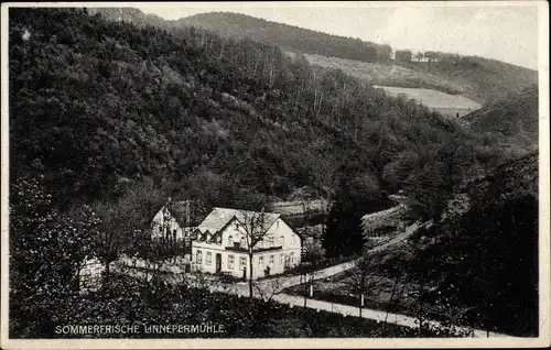 Ak Schalksmühle im Sauerland, Linneper Mühle, Inh. Willy Jaeger