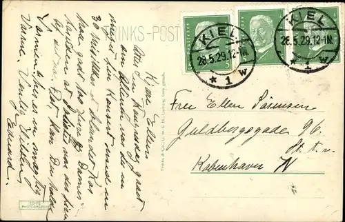 Ak Kiel in Schleswig Holstein, Persianische Häuser am Markt