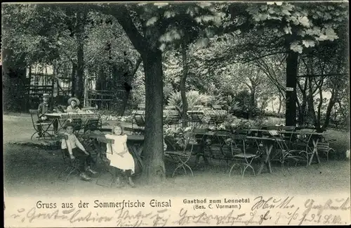 Ak Einsal Nachrodt Wiblingwerde Sauerland, Gasthof zum Lennetal, Bes. C. Vormann