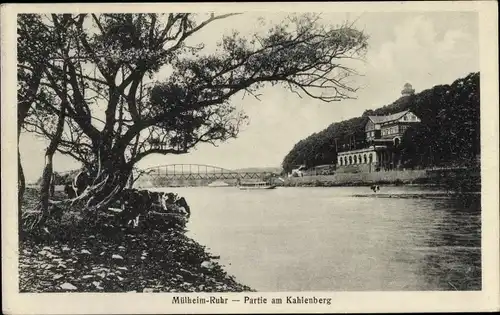 Ak Mülheim an der Ruhr, Partie am Kahlenberg