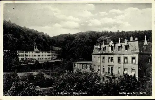 Ak Bad Bergzabern Rheinland Pfalz, Partie aus dem Kurtal