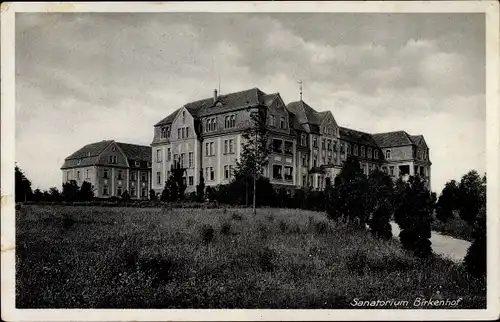 Ak Gryfów Śląski Greiffenberg Schlesien, Sanatorium Birkenhof