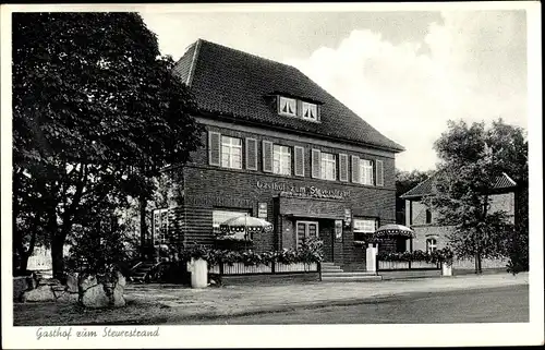 Ak Ermen Lüdinghausen in Nordrhein Westfalen, Gasthof zum Steverstrand, Inh. Bernh. Hülswitt