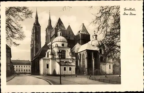 Ak Wrocław Breslau Schlesien, Der Dom, Katedra