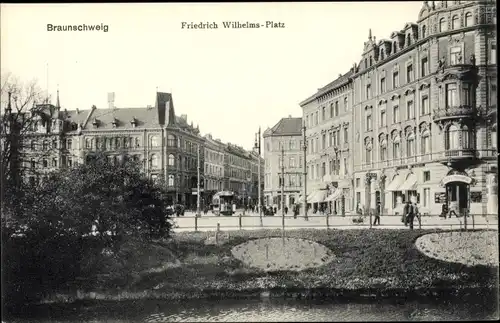 Ak Braunschweig in Niedersachsen, Friedrich Wilhelms Platz