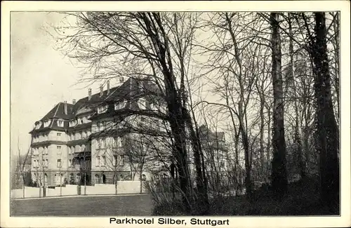 Ak Stuttgart in Baden Württemberg, Parkhotel Silber, Inh. Heinrich Stapff