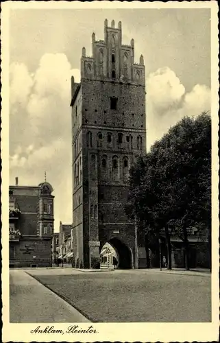 Ak Anklam in Mecklenburg Vorpommern, Steintor