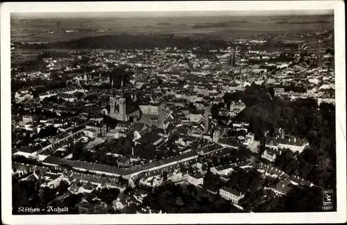 Ak Köthen in Anhalt, Fliegeraufnahme