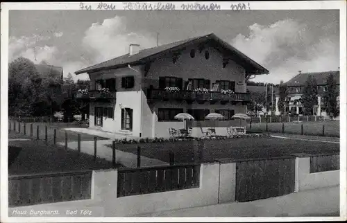 Ak Bad Tölz im Isartal Oberbayern, Haus Burghardt