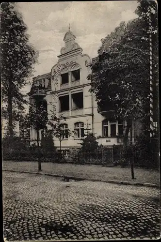 Ak Świnoujście Swinemünde Pommern, Villa Erlenschloss, Herrenbadstraße 5