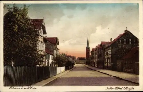 Ak Osterwieck am Harz, Fritz Ebert Straße