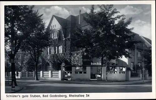 Ak Bad Godesberg Bonn am Rhein, Schlüter's gute Stuben, Rheinallee 34