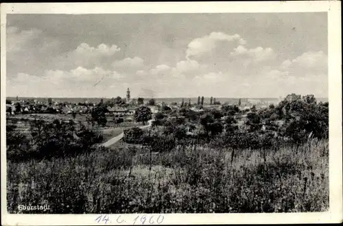 Ak Eberstadt Darmstadt in Hessen, Blick auf den Ort