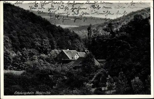 Ak Eberstadt Darmstadt in Hessen, Erholungsheim Waldmühle