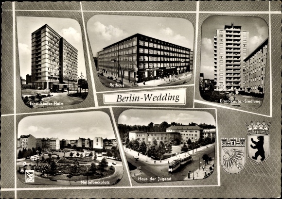 Foto Ak Berlin Wedding, Ernst Reuter Heim und Siedlung