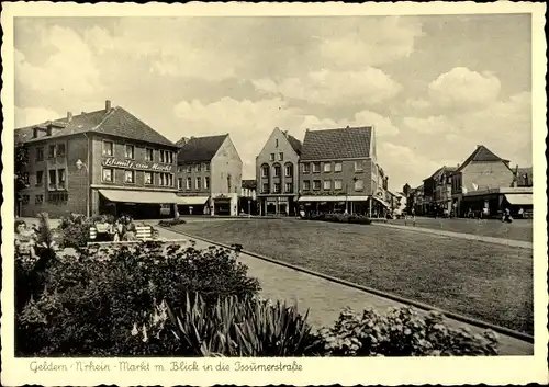 Ak Geldern am Niederrhein, Markt, Issumerstraße, Handlung Schmitz