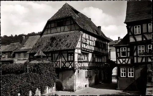 Ak Eberbach am Neckar Odenwald Baden, Pfarrhof