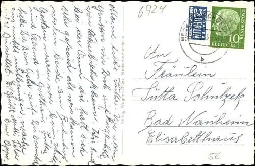 Ak Neckarbischofsheim Baden Württemberg, Panorama