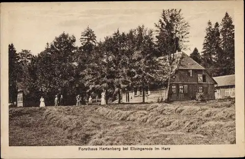 Ak Elbingerode Oberharz am Brocken, Fortshaus Hartenberg