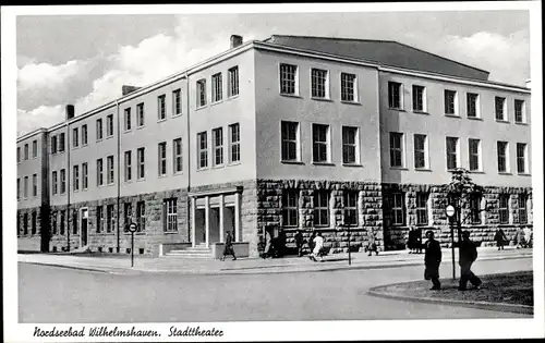 Ak Wilhelmshaven in Niedersachsen, Stadttheater