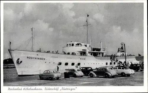 Ak Wilhelmshaven Niedersachsen, Bäderschiff Rüstringen