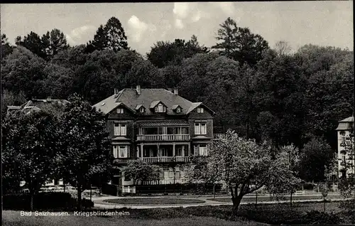 Ak Bad Salzhausen Nidda in Hessen, Kriegsblindenheim