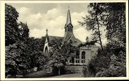 Ak Weilmünster im Taunus Hessen, Kirche