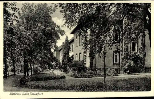 Ak Weilmünster im Taunus Hessen, Kindersanatorium Haus Frankfurt