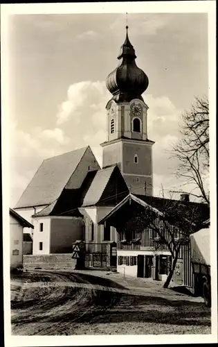Ak Diepoltskirchen Falkenberg in Niederbayern, Expositurkirche