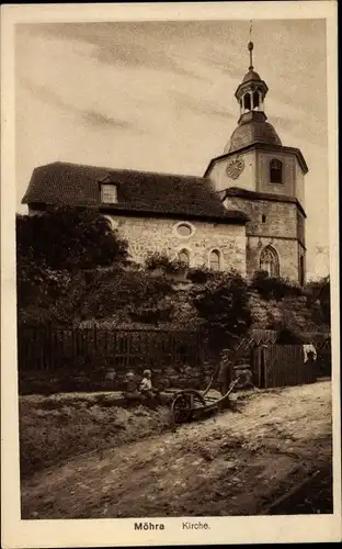 Ak Möhra Moorgrund Wartburgkreis, Kirche