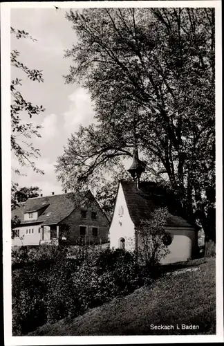 Ak Seckach in Baden, Ortspartie, Häuser