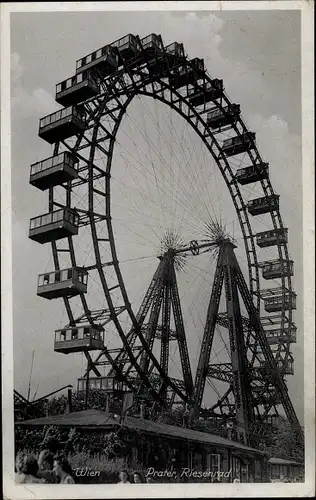 Ak Wien 2 Leopoldstadt, Prater Riesenrad