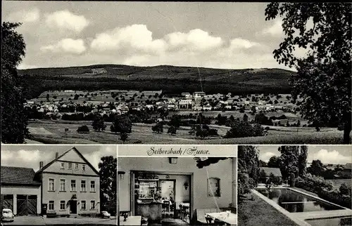 Ak Seibersbach im Hunsrück, Gasthaus und Pension zur Linde, Gesamtansicht