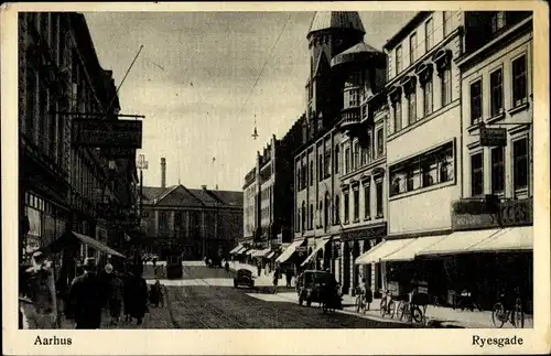 Ak Århus Aarhus Dänemark, Ryesgade