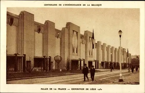 Ak Liège Wallonien Lüttich, Weltausstellung 1930, Palais de la France