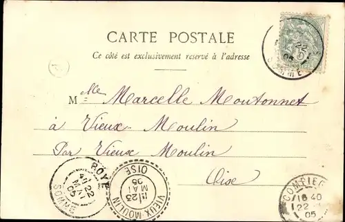 Ak Tilloloy Somme, Ecuries du Chateau