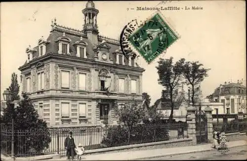 Ak Maisons Laffitte Yvelines, La Mairie