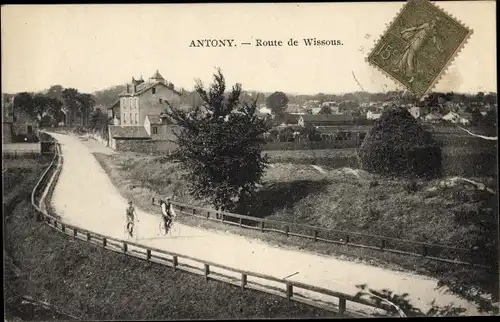 Ak Antony Hauts-de-Seine, Route de Wissous