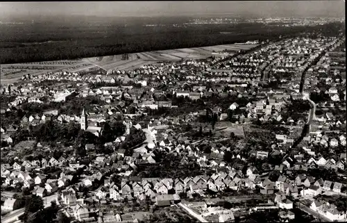 Ak Eberstadt Darmstadt in Hessen, Fliegeraufnahme