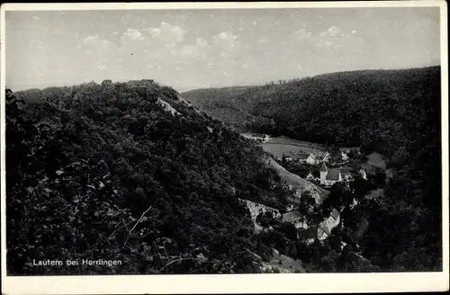 Ak Lautern Lautertal Odenwald, Vogelschau