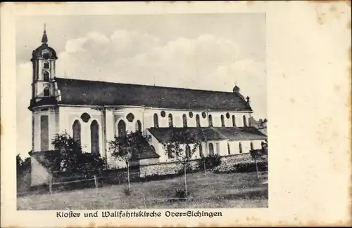 Ak Oberelchingen Elchingen Schwaben, Kloster, Wallfahrtskirche