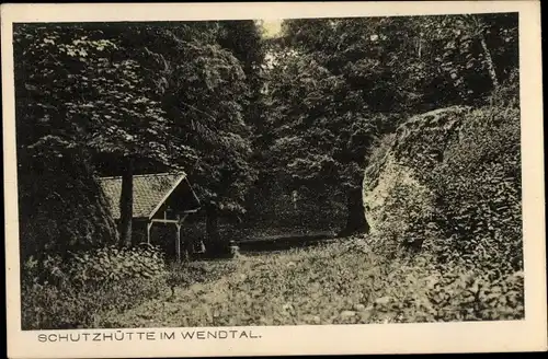 Ak Heidenheim an der Brenz, Schutzhütte im Wental