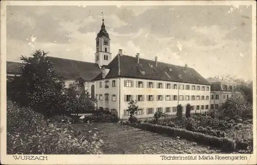 Ak Bad Wurzach in Oberschwaben, Töchterinstitut Maria Rosengarten